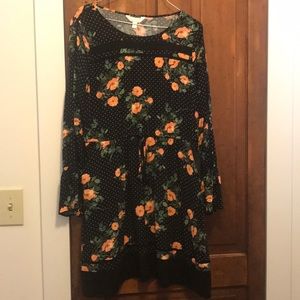 LC Lauren Conrad Floral Dress Size L